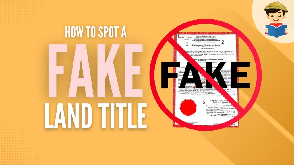 How To Spot a Fake Land Title in the Philippines FilipiKnow